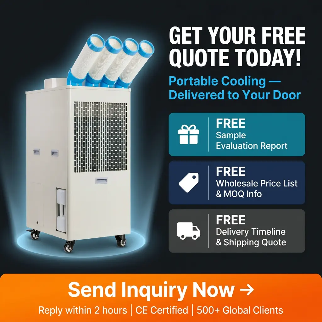 OEM Aangepast Logo Industriële Draagbare Airconditioner 110V 220V 380V Multi-Voltage Lage MOQ Fabriek Directe Levering